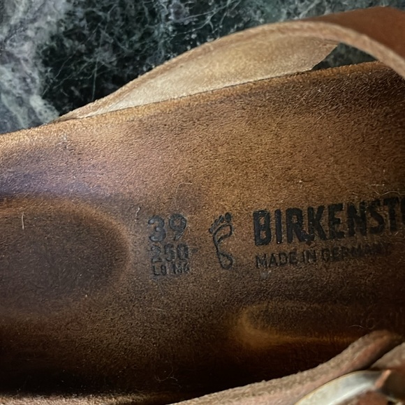 Birkenstock Gizeh in Washed Metallic Sea Copper, size 39 - Picture 4 of 9